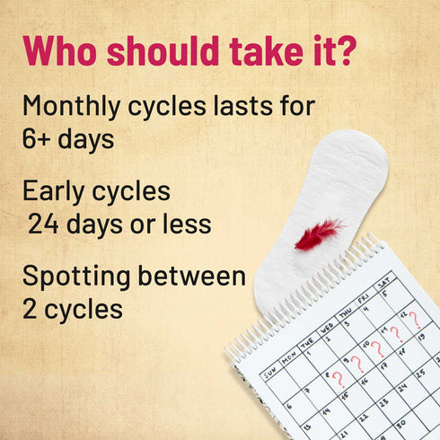 Gynoveda Early Monthly Cycle | Heavy Flow